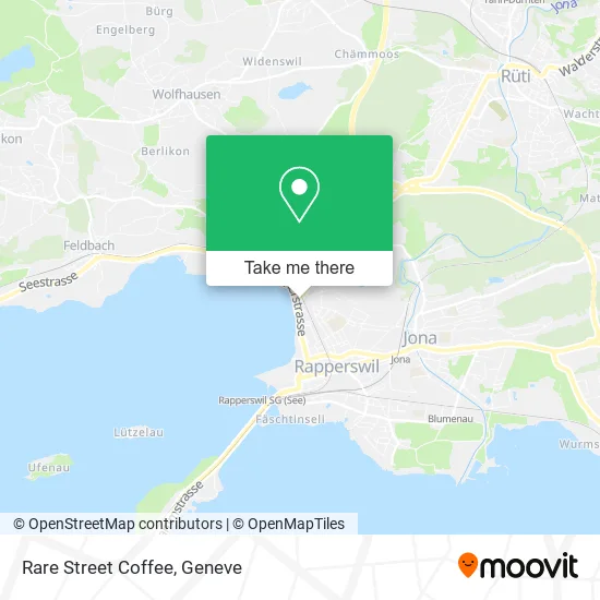 Rare Street Coffee map