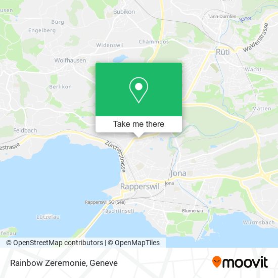 Rainbow Zeremonie map