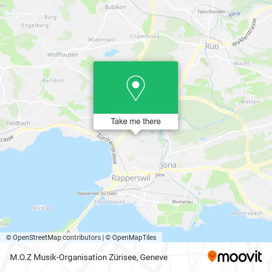 M.O.Z Musik-Organisation Zürisee map