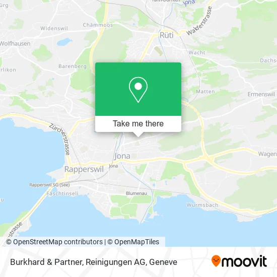 Burkhard & Partner, Reinigungen AG map