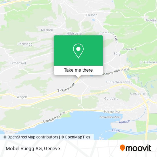 Möbel Rüegg AG map