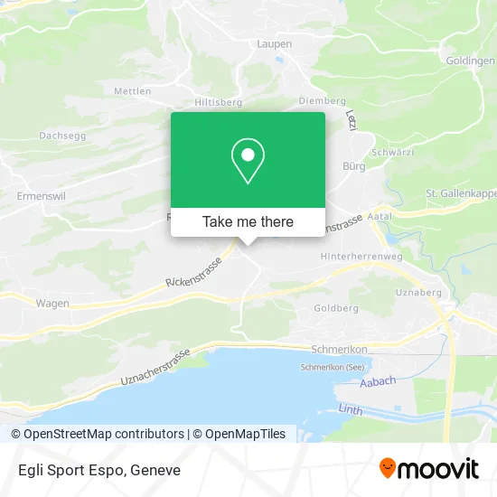 Egli Sport Espo map