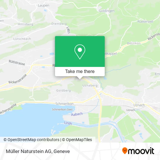 Müller Naturstein AG map