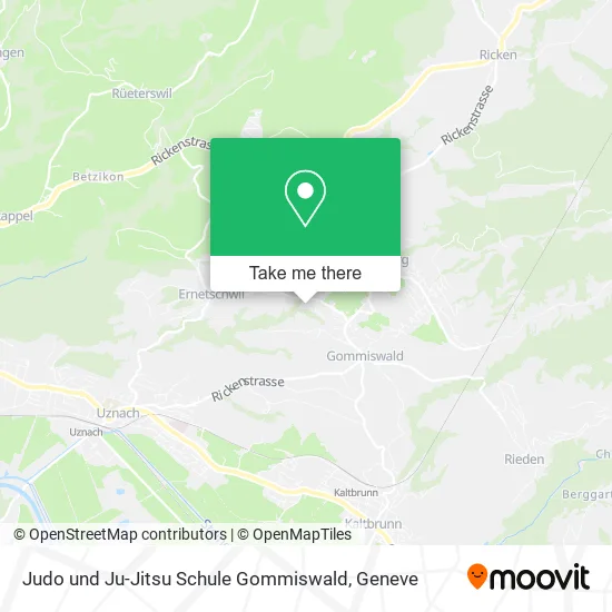 Judo und Ju-Jitsu Schule Gommiswald map