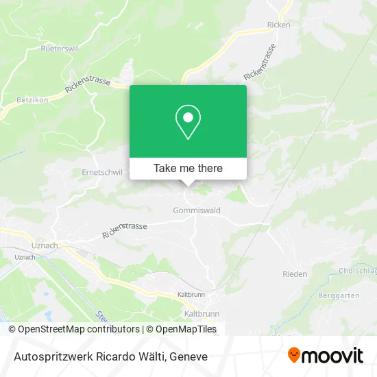 Autospritzwerk Ricardo Wälti map