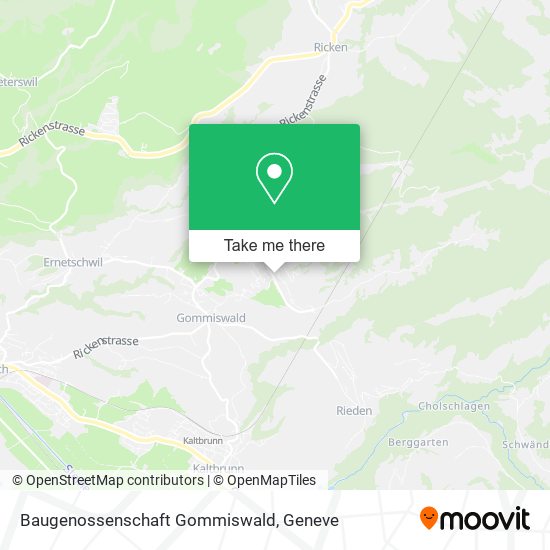 Baugenossenschaft Gommiswald plan
