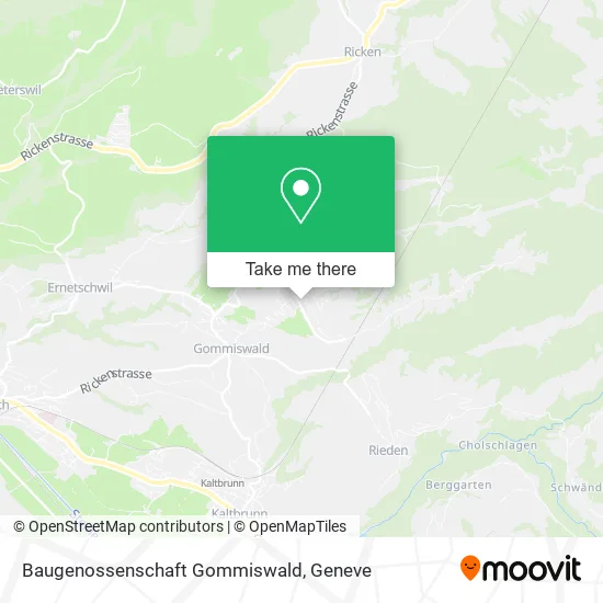 Baugenossenschaft Gommiswald map