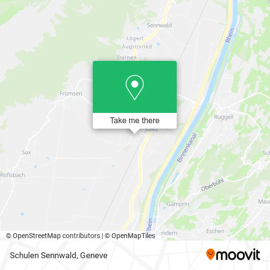 Schulen Sennwald map