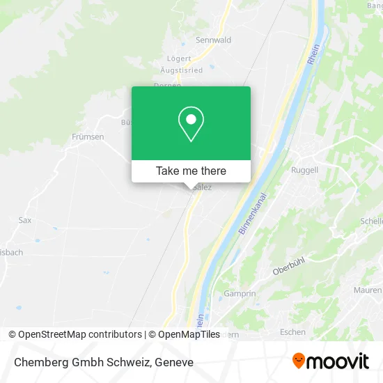 Chemberg Gmbh Schweiz map