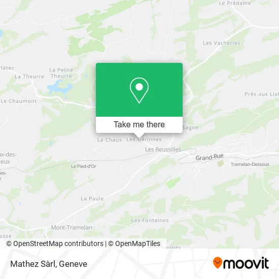 Mathez Sàrl plan