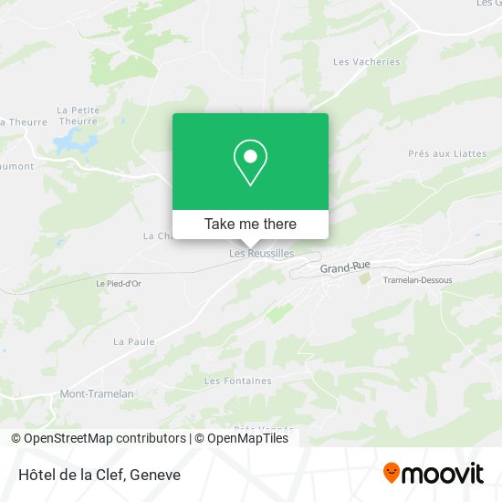 Hôtel de la Clef map