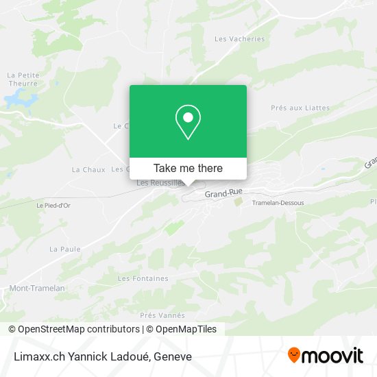 Limaxx.ch Yannick Ladoué map