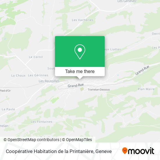 Coopérative Habitation de la Printanière map