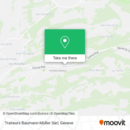 Traiteurs Baumann-Müller Sàrl map