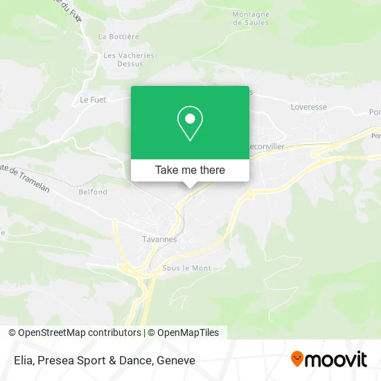 Elia, Presea Sport & Dance map
