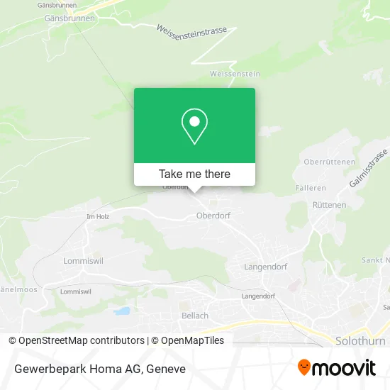 Gewerbepark Homa AG map
