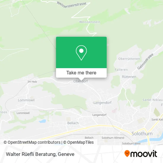 Walter Rüefli Beratung map