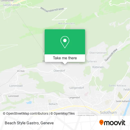 Beach Style Gastro map