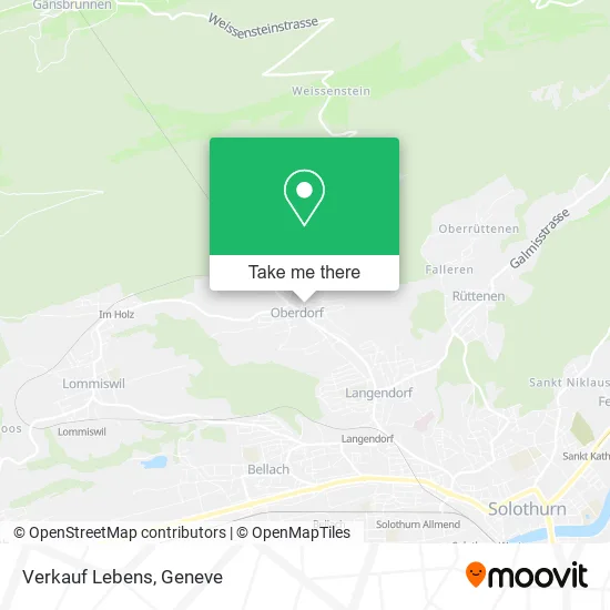 Verkauf Lebens map