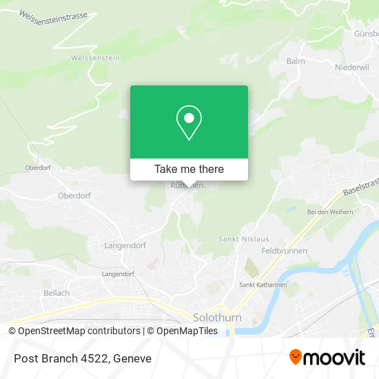 Post Branch 4522 map