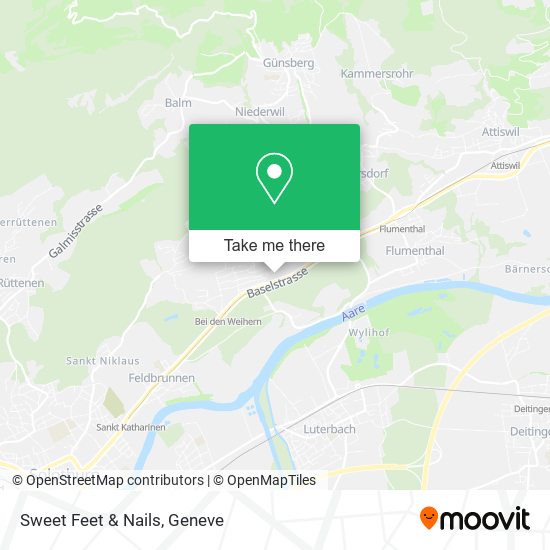 Sweet Feet & Nails map