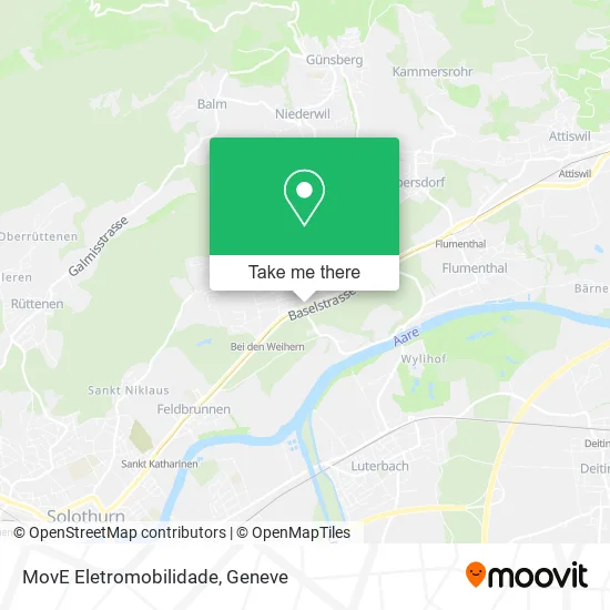 MovE Eletromobilidade map