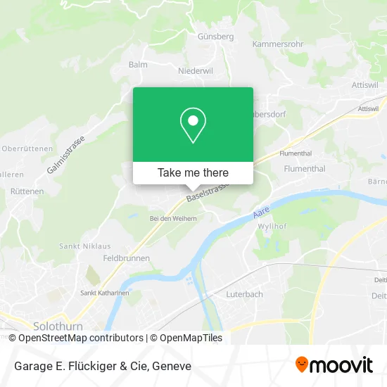 Garage E. Flückiger & Cie map