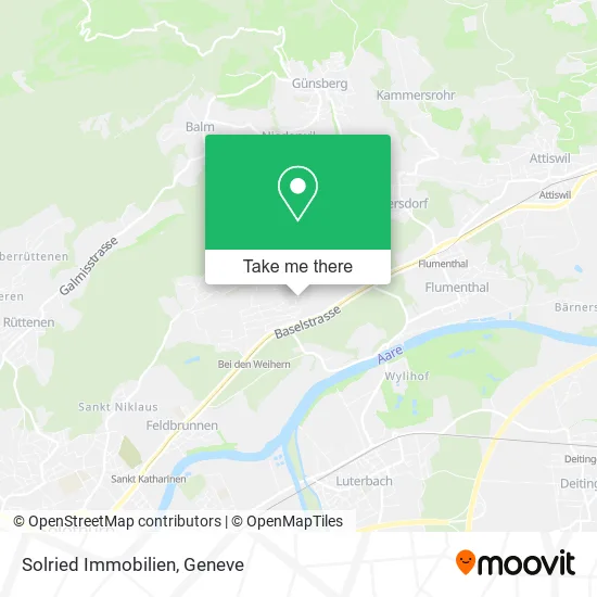 Solried Immobilien map