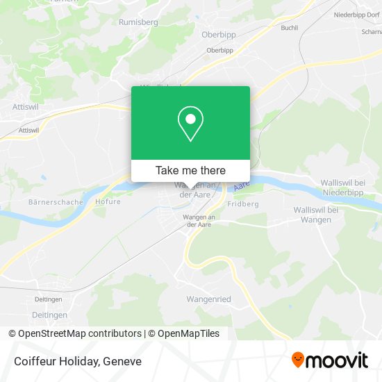 Coiffeur Holiday map