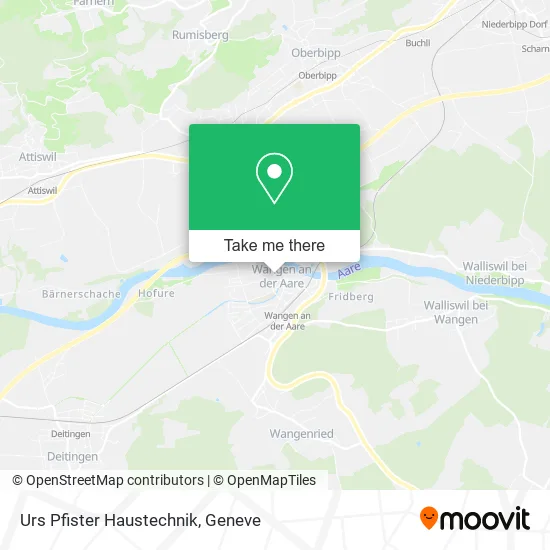 Urs Pfister Haustechnik map