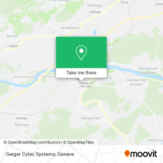 Geiger Cytec Systems map