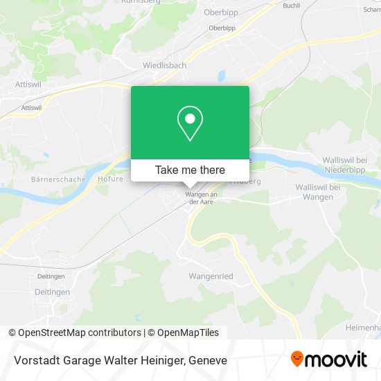 Vorstadt Garage Walter Heiniger map