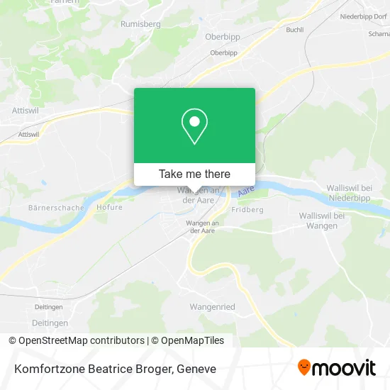 Komfortzone Beatrice Broger map