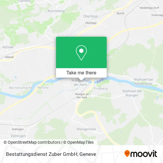 Bestattungsdienst Zuber GmbH map