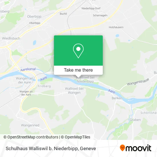 Schulhaus Walliswil b. Niederbipp map