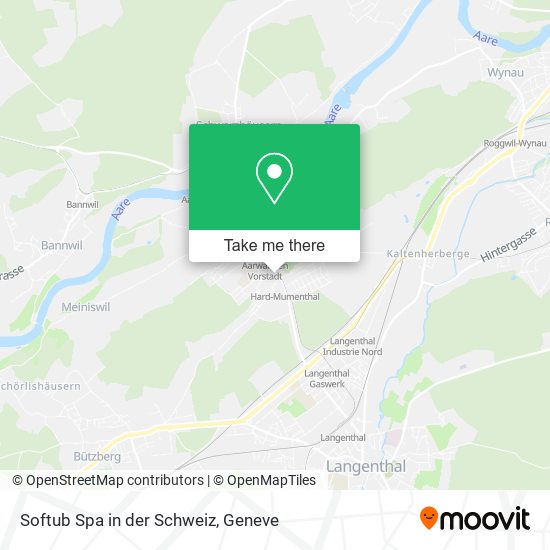 Softub Spa in der Schweiz map