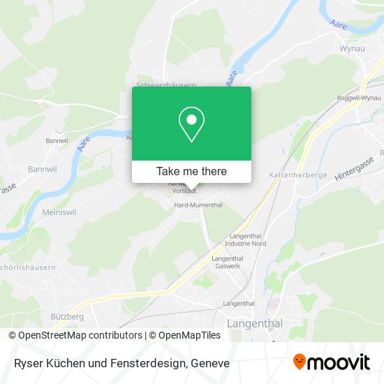 Ryser Küchen und Fensterdesign map