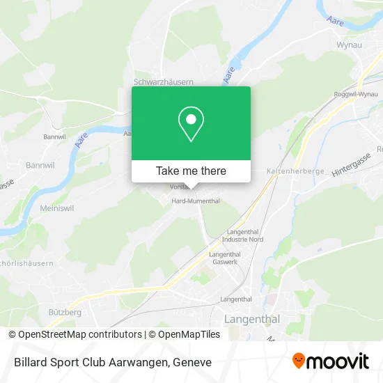 Billard Sport Club Aarwangen map