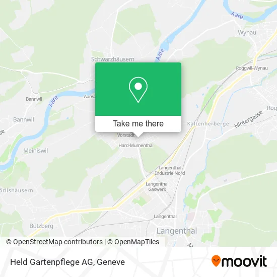 Held Gartenpflege AG map