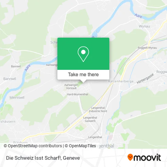 Die Schweiz Isst Scharf! map