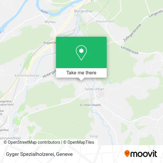 Gyger Spezialholzerei map