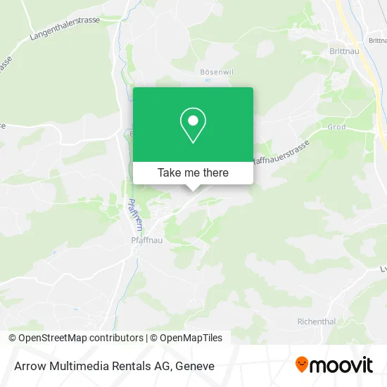 Arrow Multimedia Rentals AG map