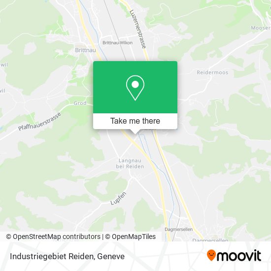 Industriegebiet Reiden map
