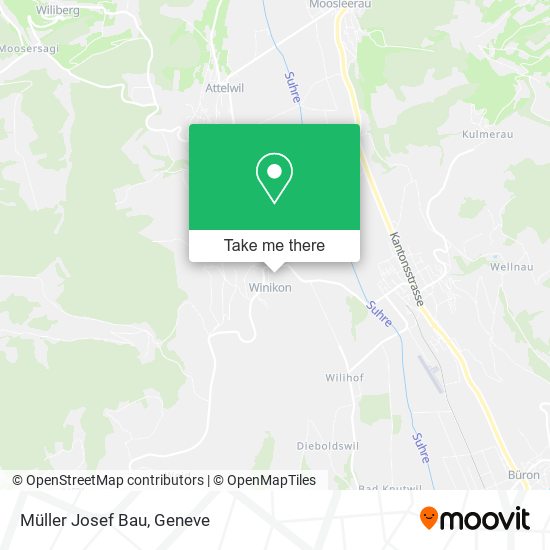 Müller Josef Bau map