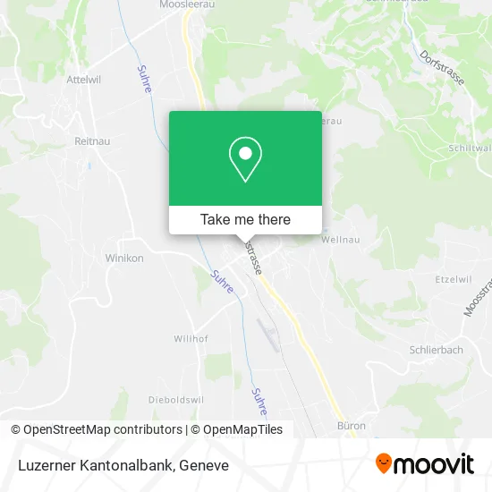 Luzerner Kantonalbank map