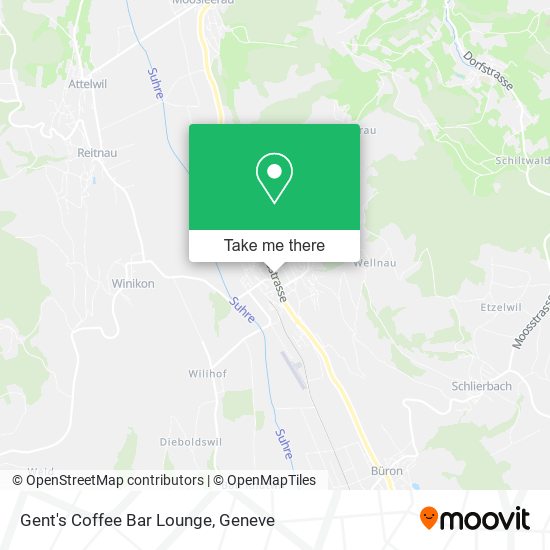 Gent's Coffee Bar Lounge map