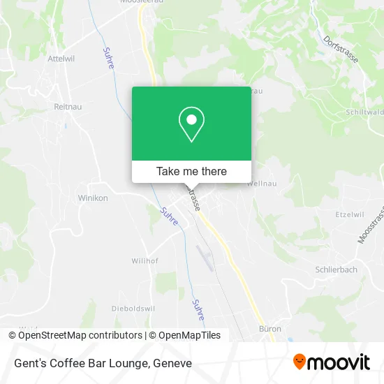 Gent's Coffee Bar Lounge map