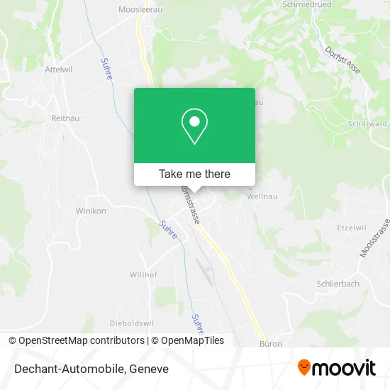 Dechant-Automobile map