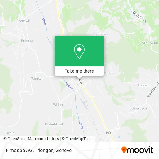 Fimospa AG, Triengen map