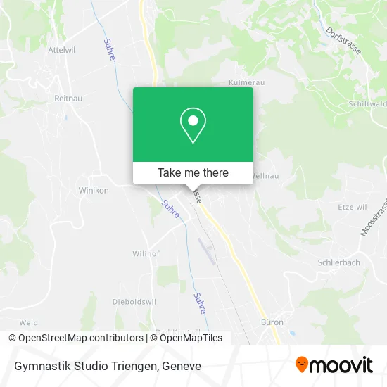 Gymnastik Studio Triengen map